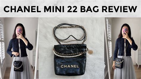 chanel mini 22 white